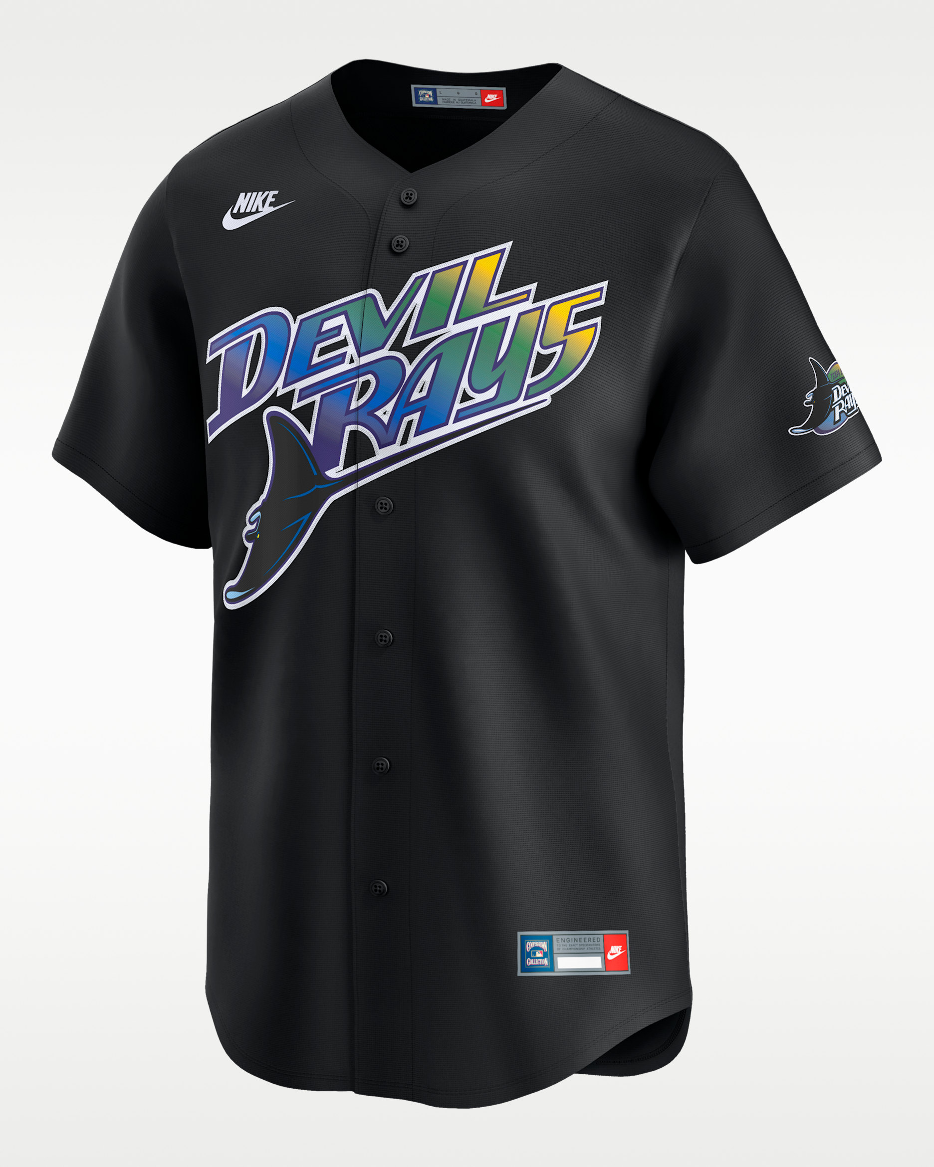 Tampa Bay Rays Cooperstown Men's Nike Dri-FIT MLB Limited Jersey